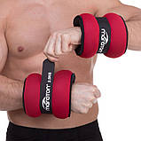 Обтяжувачі-манжети для рук та ніг 2x2.5кг MARATON FI-3123-5, фото 7