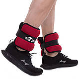 Обтяжувачі-манжети для рук та ніг 2x2.5кг MARATON FI-3123-5, фото 10