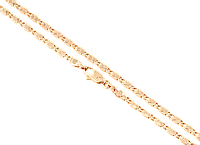 Цепочка Xuping Позолота 18K "Плетение Морская цепь с узором" длина 50см х 2.5мм