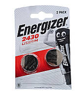 Дисковая батарейка ENERGIZER Lithium Cell 3V CR2430 (2шт)