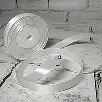 Стрічка атласна 2 см 23 метри Біла 25-5873