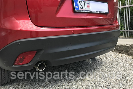 Фаркоп Mazda CX-5 2012-2024 (Мазда СХ 5) автомат на ручці, фото 1
