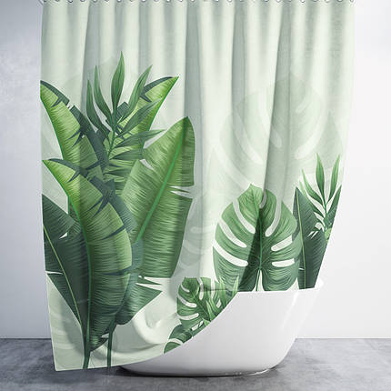 Штора для ванної Tropical Green Tropichome 180x200 cм, фото 1