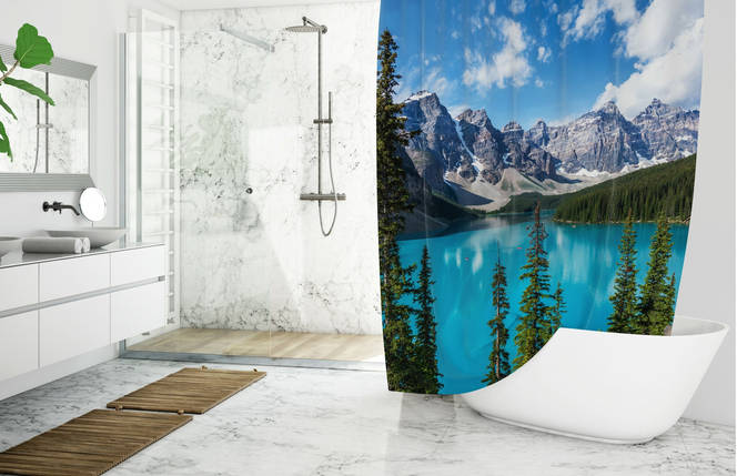 Штора для ванної Rocky Mountains Tropichome 180x200 cм, фото 3