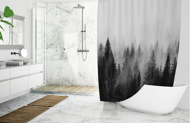 Штора для ванної Forest View Tropichome 180x200 cм, фото 2