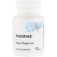 Медь Бисглицинат Thorne Research (Copper Bisglycinate) 60 капсул