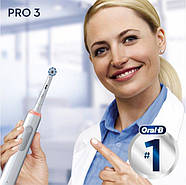 Електрична  зубна щітка  Braun Oral-B Pro3 3400N Sensitive Clean Pink, фото 5