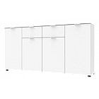 Комод Doros Рон 7 44900222 Білий 4 фасади, 2 шухляди 160х38х81см (1909474775)
