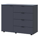 Комод Doros С1 41510069 Графіт 100х38,1х81,2см (1782247683)