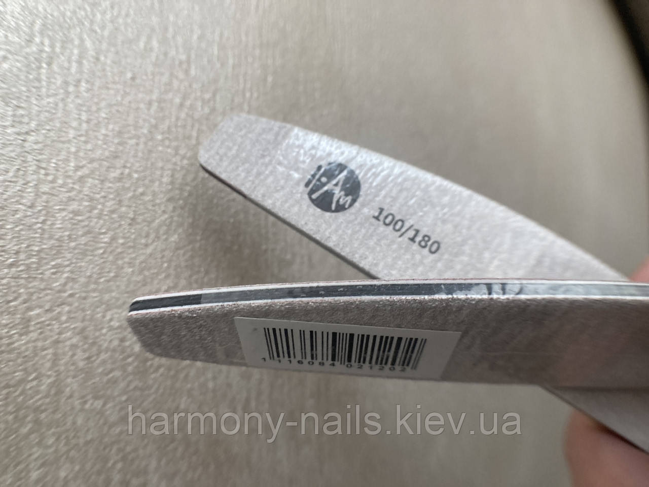 Пилка I.Am 100/180 Halfmoon File, півмісяць підвищеної зносостійкості — 180/180