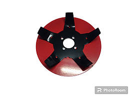 Насадка для тримера мотокоси розпушувач "Фрісбі" 140 мм захист метал