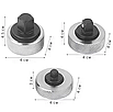 Міні дискова тріскачка набір 3шт 1/2", 3/8" та 1/4, фото 3
