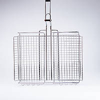 Решетка на мангал для гриля и барбекю 32×25 см решетка для гриля из нержавейки
