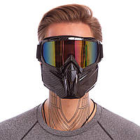 Защитная маска-трансформер Zelart 307 цвет черный kl