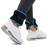 Обтяжувачі-манжети для рук та ніг з металевими кульками SP-Sport FI-1303-3 2x1.5кг, фото 9