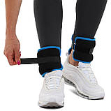 Обтяжувачі-манжети для рук та ніг з металевими кульками SP-Sport FI-1303-3 2x1.5кг, фото 8
