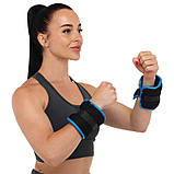 Обтяжувачі-манжети для рук та ніг з металевими кульками SP-Sport FI-1303-3 2x1.5кг, фото 7