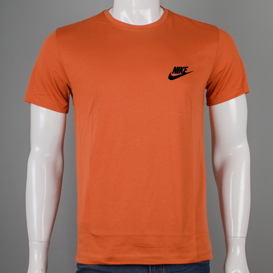 Футболка 100% Х/Б NIKE 4109м (Уп.4шт M-XXL), Цегляний