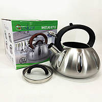 Красивый чайник для газовой плиты Unique UN-5303 | Чайник для плиты 2 литра | Чайник для OZ-886 газовой плитки