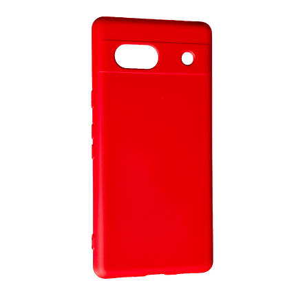 Силикон Case SMTT Google Pixel 7A,  Red, фото 2