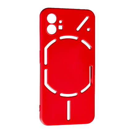 Силікон Case SMTT Nothing Phone 1, Red, фото 1