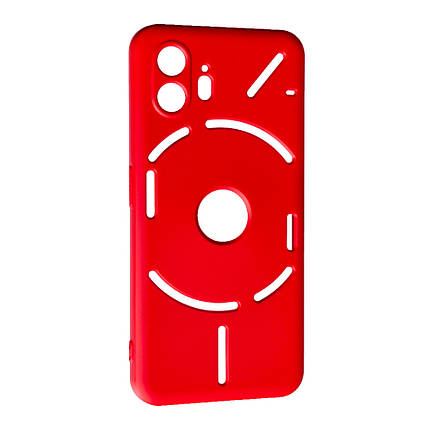 Силікон Case SMTT Nothing Phone 2, Red, фото 2