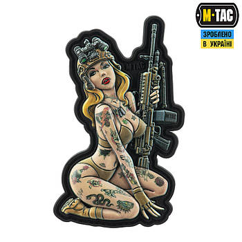 M-Tac нашивка Tactical girl №5 PVC Hooligan