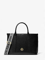 Женская сумка MICHAEL MICHAEL KORS Luisa Medium Pebbled Leather Tote Bag (черная) ОРИГИНАЛ