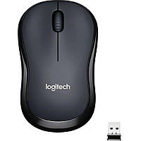 Мышь компьютерная беспроводная для ПК и ноутбука Logitech M220 Мышка для компьютера черная