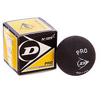 Мяч для сквоша DUNLOP REVELATION PRO DOUBLE DOT DL700108 1шт черный kl