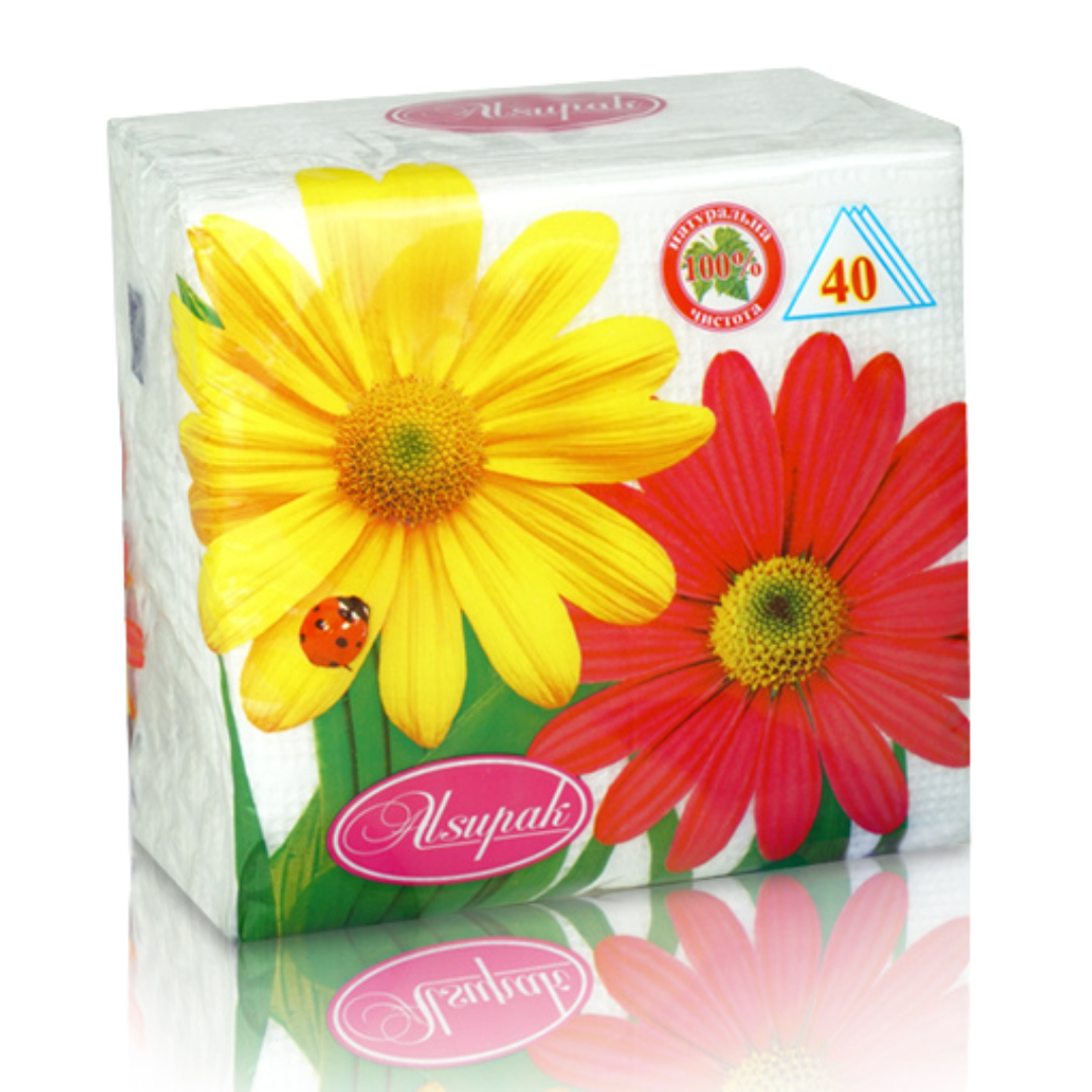 Серветка паперова біла (40 шт)