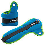 Обважнювачі-манжети для рук із фіксацією на великому пальці 2х1 кг Zelart FI-1965-2, фото 2