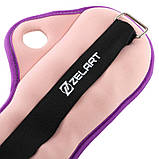 Обважнювачі-манжети для рук із фіксацією на великому пальці 2х1 кг Zelart FI-1965-2, фото 6