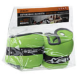 Обважнювачі-манжети для рук із фіксацією на великому пальці 2х1.5 кг Zelart FI-1965-3, фото 10