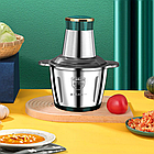 Блендер-подрібнювач на 2л, 1300Вт, Rainberg RB-2202 / Подрібнювач для кухні / Кухонний чоппер, фото 7