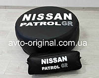 Чехол для запасного колеса Nissan Patrol (Ниссан Патрол) +сумка для инструментов.