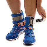 Обтяжувачі-манжети для рук та ніг з металевими кульками Zelart FI-1964-2 2x1кг, фото 6