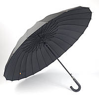 Чоловіча парасолька-тростина напівавтомат Антишторм з 24 карбоновими спицями