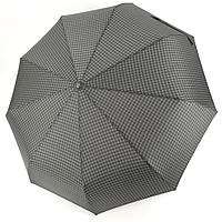 Стильный зонт для мужчин Frei Regen с карбоновыми спицами и рисунком в клетку