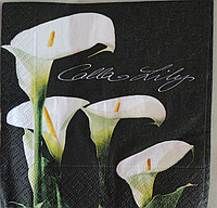 100 шт Салфетки для декупажа цветы размер 25*25см Код/Артикул 87