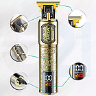 Акумуляторна машинка для стрижки від USB + 4 насадки, VGR V-073 / Бездротовий чоловічий тример для стрижки, фото 8