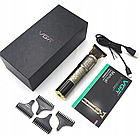 Акумуляторна машинка для стрижки від USB + 4 насадки, VGR V-073 / Бездротовий чоловічий тример для стрижки, фото 9