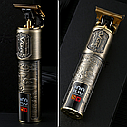 Акумуляторна машинка для стрижки від USB + 4 насадки, VGR V-073 / Бездротовий чоловічий тример для стрижки, фото 6