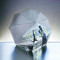 Женский зонт полуавтомат Viva, с 9 карбоновыми спицами, компактный зонт с системой антиветер