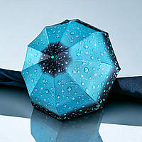 Жіноча парасолька автомат із краплями дощу від фірми Universal, компактний із системою антивітер