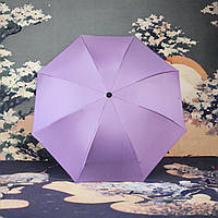 Механически складывающийся женский легкий зонт J.P.S. в нежном лавандовой цвете