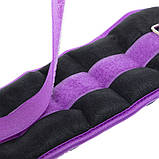 Обтяжувачі-манжети для рук та ніг з металевими кульками Zelart FI-2502-2 2x1кг, фото 3