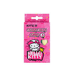 Крейда кольорова 3шт. JUMBO, Kite Hello Kitty HK21-077