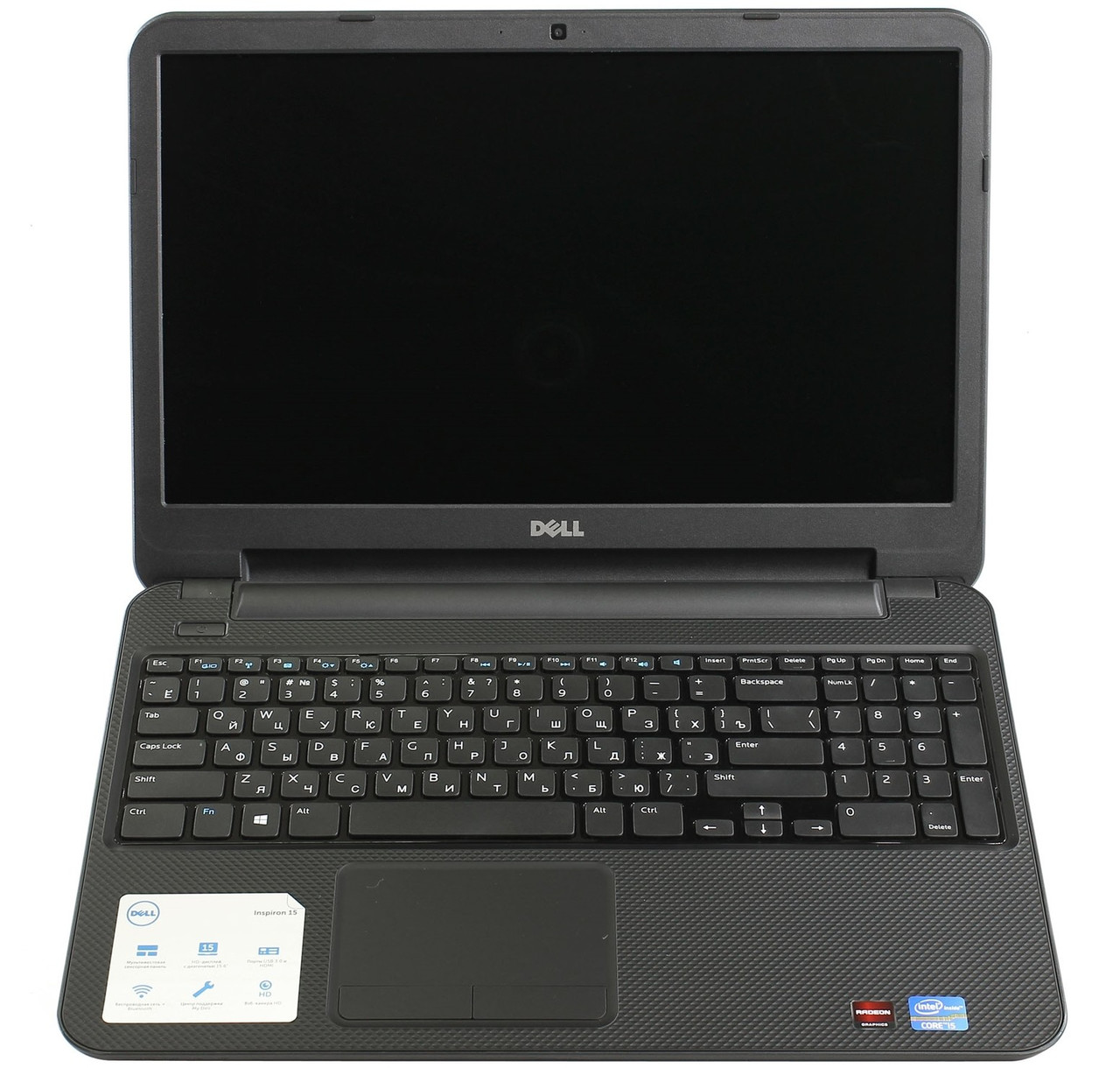 Ноутбук Dell Inspiron 3521-Intel Pentium 2127U-1.9GHz-4Gb-DDR3-500Gb-HDD-Web-W15.6-DVD-R-HD-(B-)-Б/В