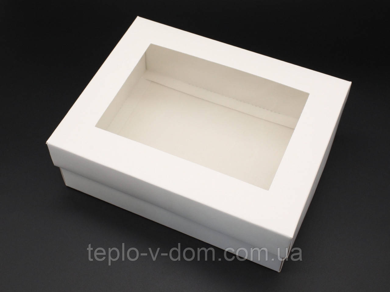 Збірні картонні коробки для подарунків. Колір білий. 22х17х7.5см